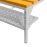 półka na buty z podstawą z ławeczką do szafki BHP