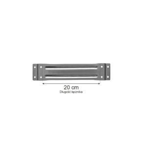 Łącznik ramy MECALUX L-20 cm do regałów dwurzędowych