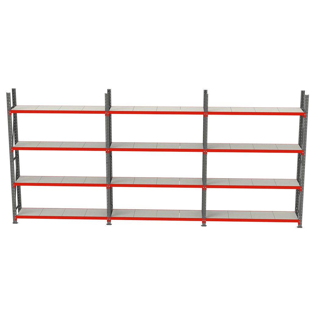 regał metalowy 12 półkowy, regał magazynowy, regał do magazynu