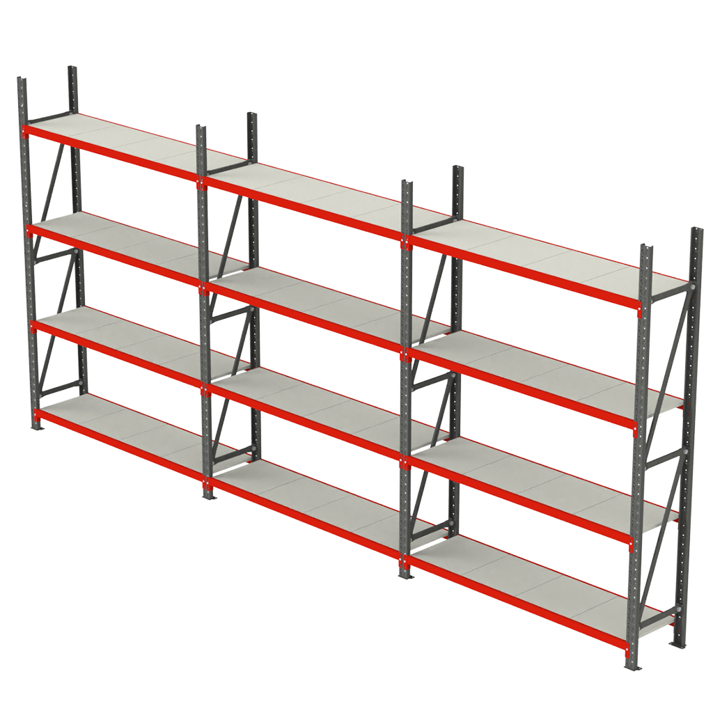 regał metalowy 12 półkowy, regał magazynowy, regał do magazynu