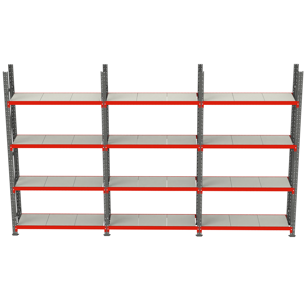 regał metalowy 12 półkowy, regał magazynowy, regał do magazynu