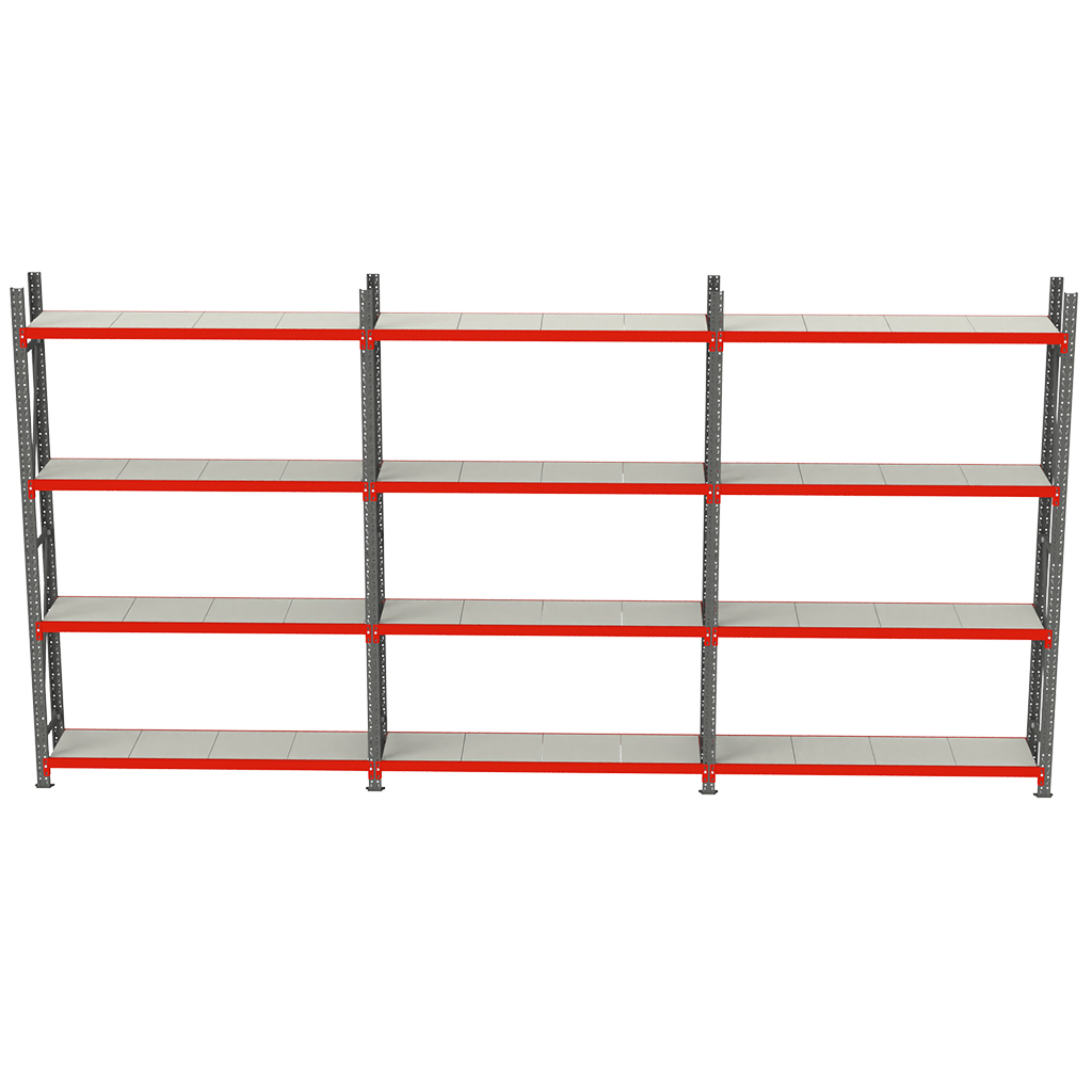 regał metalowy 12 półkowy, regał magazynowy, regał do magazynu