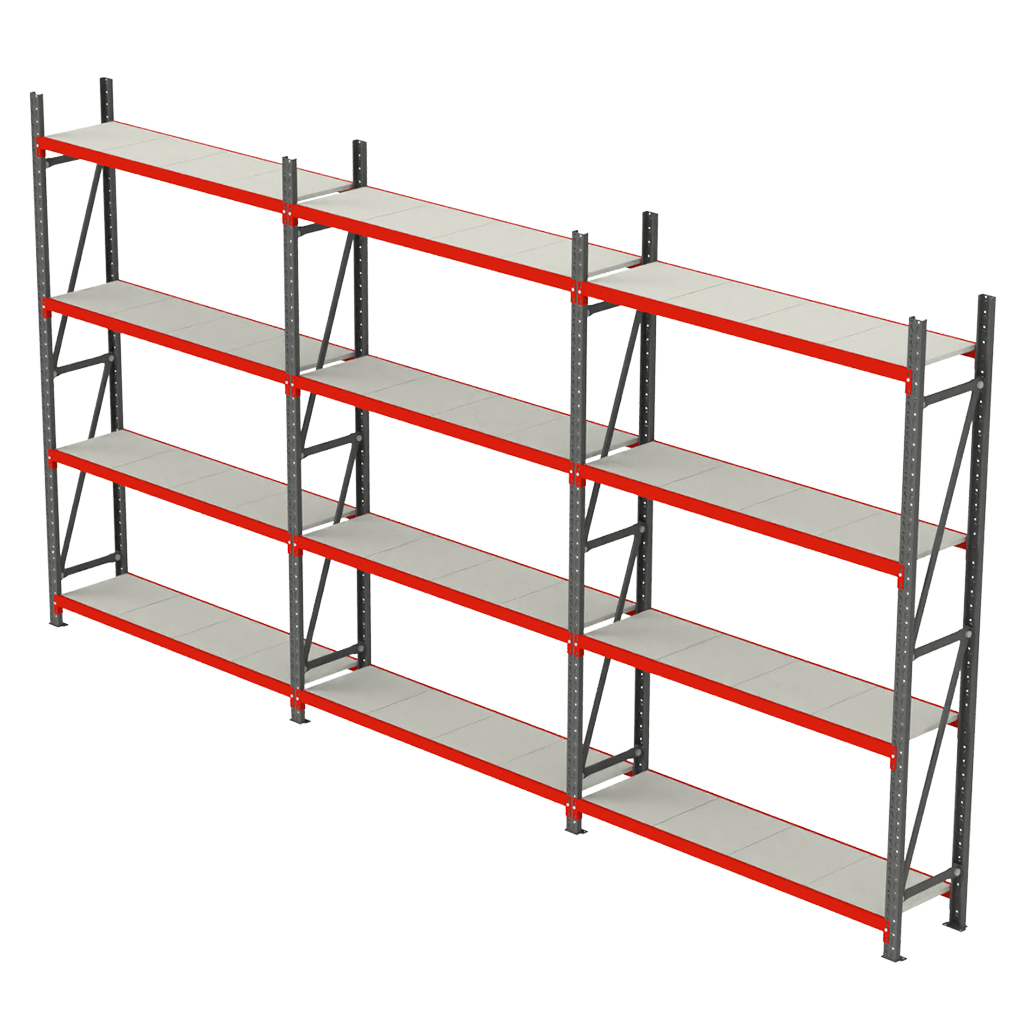 regał metalowy 12 półkowy, regał magazynowy, regał do magazynu