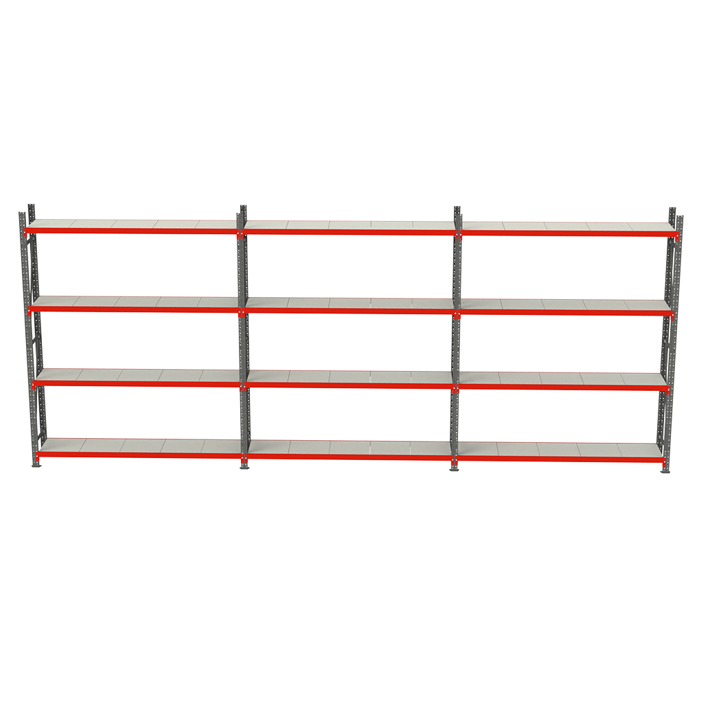 egał metalowy 12 półkowy, regał magazynowy, regał do magazynu