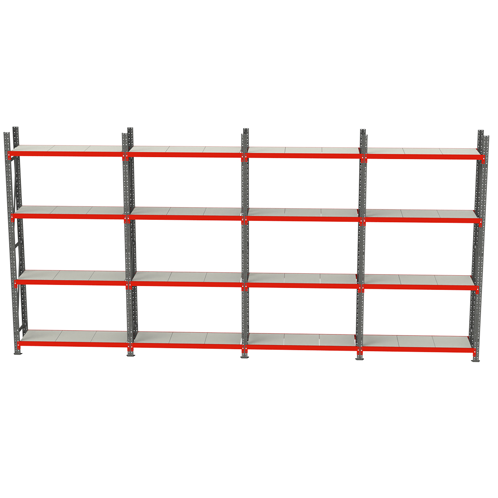 Regał magazynowy 16 półkowy, regał metalowy magazynowy,