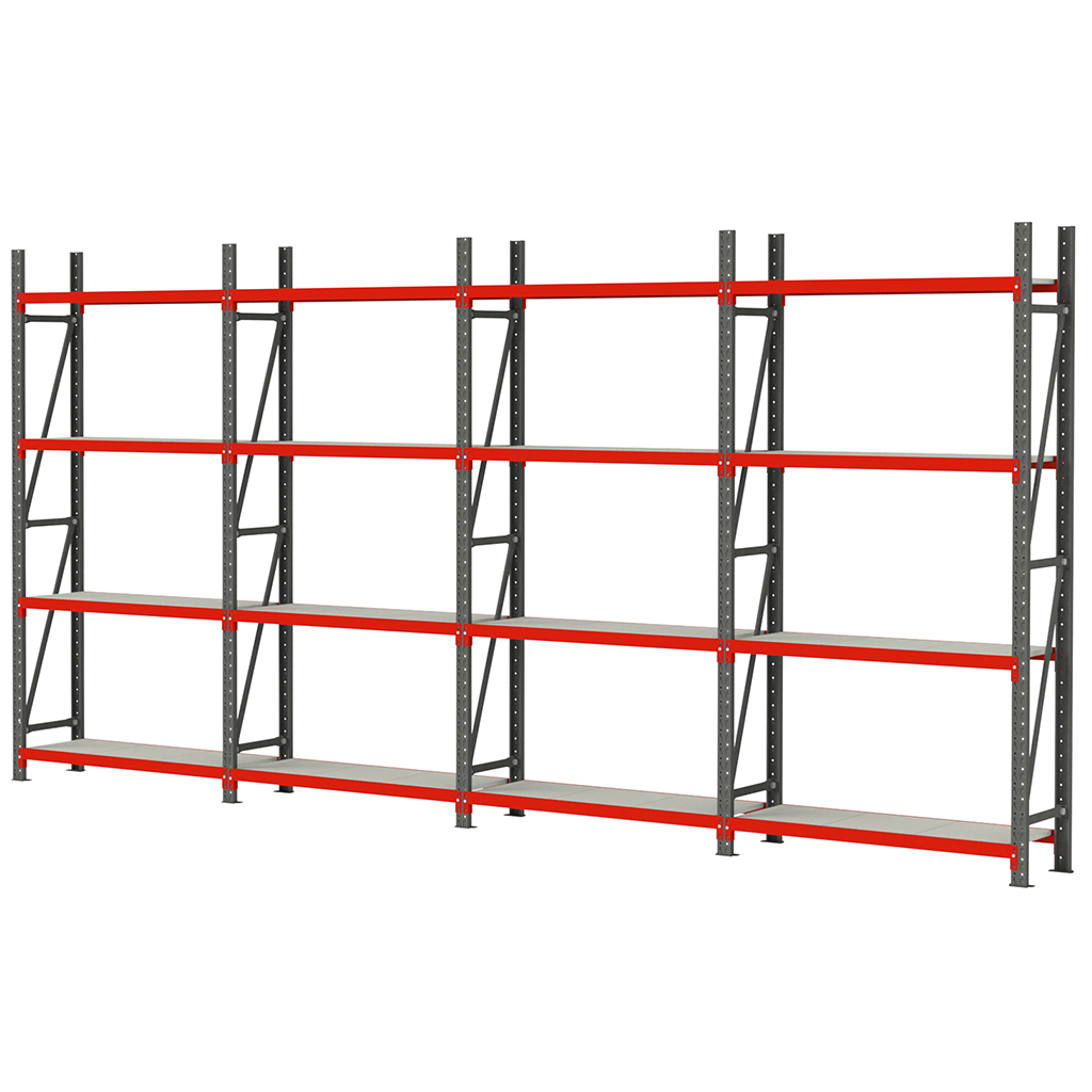 Regał magazynowy 16 półkowy, regał metalowy magazynowy,