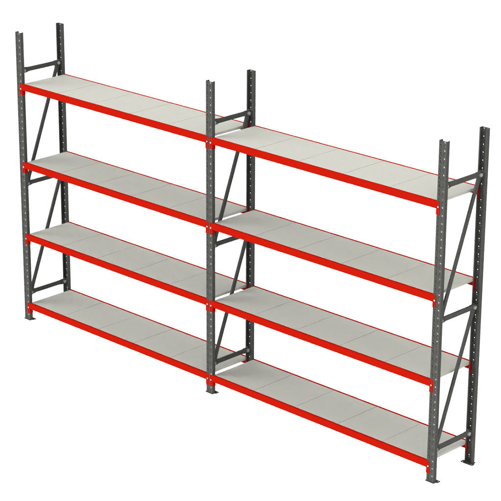 regał metalowy magazynowy FORTIS, regał do garażu, regał do piwnicy