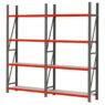 regał metalowy 8 półkowy, regał do garażu, magazynu
