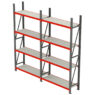 regał metalowy 8 półkowy, regał do garażu, magazynu