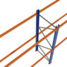 Regał magazynowy paletowy STOW 0+2 H-300 cm G-110 cm L-565.5 cm 1000 kg nośność na parę trawersów