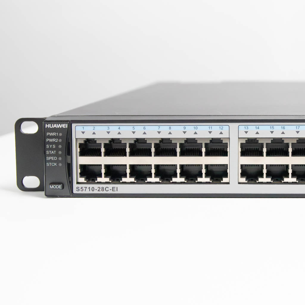 Huawei S5710-28C-EI, switch Huawei, przełącznik sieciowy, switch 24 porty gigabit, switch combo, switch do sieci firmowej, przełącznik do centrum danych, switch warstwy 3, przełącznik zarządzalny Huawei, switch Huawei POE+