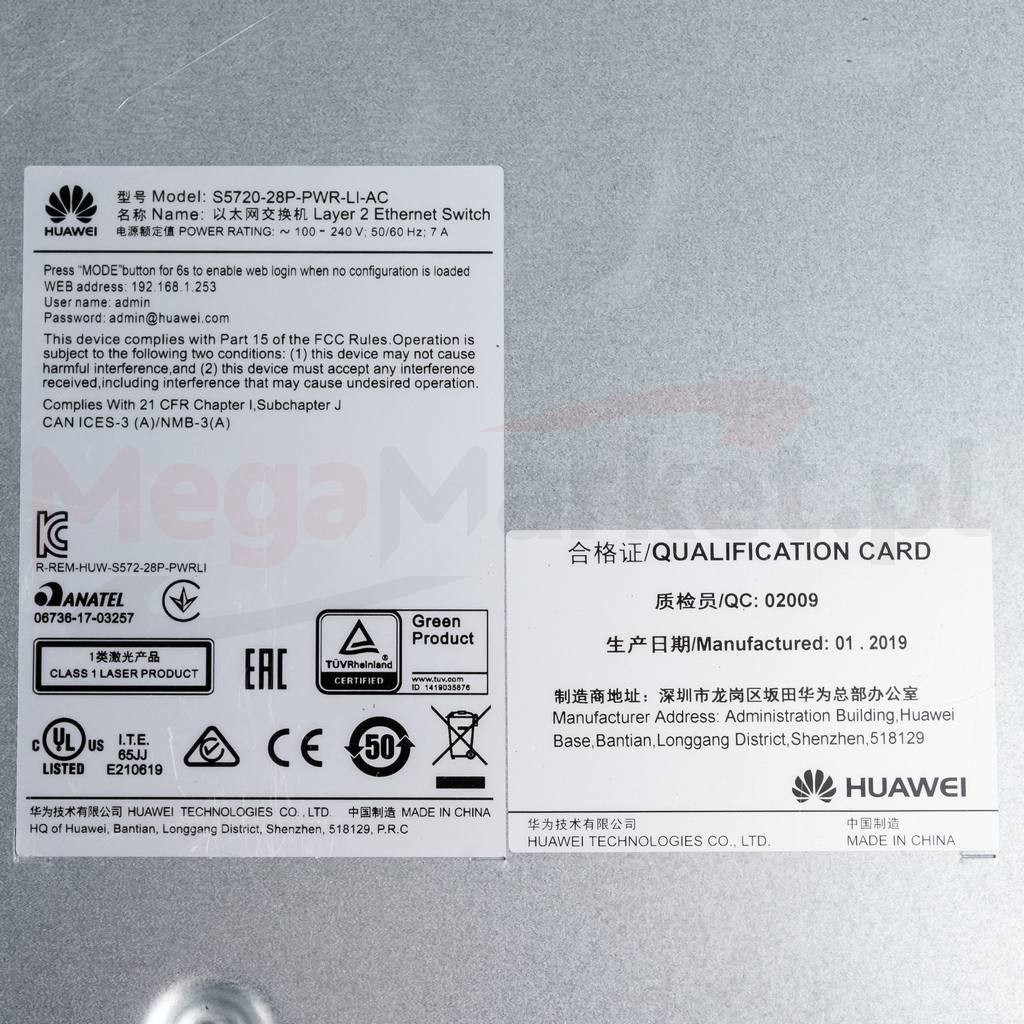Huawei S5720-28P-PWR-LI-AC, switch Huawei 24 porty, przełącznik POE+, switch 24x gigabit, switch z POE+ 4x SFP, przełącznik do kamer IP, switch zarządzalny Huawei, switch do małych i średnich firm, switch warstwy 2+, switch sieciowy Huawei