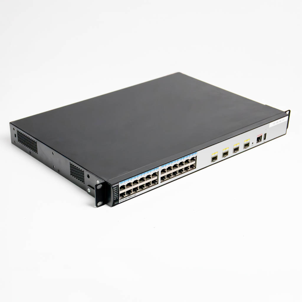 Huawei S5720-28P-PWR-LI-AC, switch Huawei 24 porty, przełącznik POE+, switch 24x gigabit, switch z POE+ 4x SFP, przełącznik do kamer IP, switch zarządzalny Huawei, switch do małych i średnich firm, switch warstwy 2+, switch sieciowy Huawei