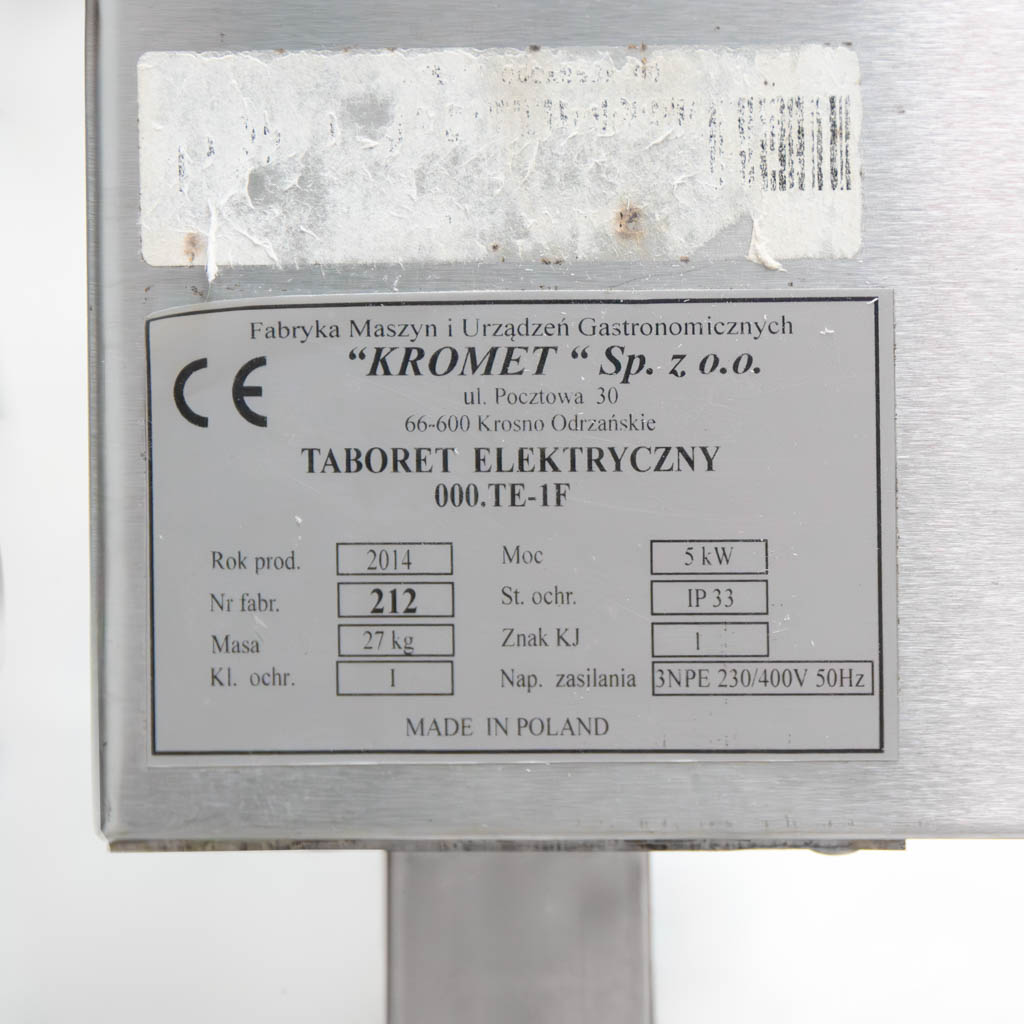 taboret elektryczny, taboret gastronomiczny, płyta grzewcza ceramiczna, sprzęt do małej gastronomii, kompaktowy taboret kuchenny, urządzenie grzewcze do kuchni,