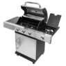 grill gazowy, grill ogrodowy gazowy, grill z żeliwnym rusztem, grill czarny, grill na taras, grill gastronomiczny, grill mobilny
