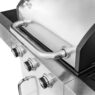 grill gazowy, grill ogrodowy gazowy, grill z żeliwnym rusztem, grill czarny, grill na taras, grill gastronomiczny, grill mobilny