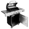 grill gazowy, grill ogrodowy gazowy, grill z żeliwnym rusztem, grill czarny, grill na taras, grill gastronomiczny, grill mobilny