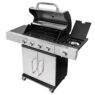 grill gazowy, grill ogrodowy gazowy, grill z żeliwnym rusztem, grill czarny, grill na taras, grill gastronomiczny, grill mobilny