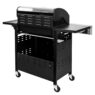 grill gazowy, grill ogrodowy gazowy, grill z żeliwnym rusztem, grill czarny, grill na taras, grill gastronomiczny, grill mobilny