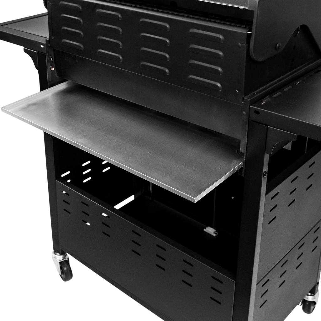 grill gazowy, grill ogrodowy gazowy, grill z żeliwnym rusztem, grill czarny, grill na taras, grill gastronomiczny, grill mobilny
