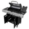 grill gazowy, grill ogrodowy gazowy, grill z żeliwnym rusztem, grill czarny, grill na taras, grill gastronomiczny, grill mobilny