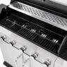 grill gazowy, grill ogrodowy gazowy, grill z żeliwnym rusztem, grill czarny, grill na taras, grill gastronomiczny, grill mobilny