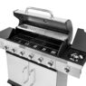 grill gazowy, grill ogrodowy gazowy, grill z żeliwnym rusztem, grill czarny, grill na taras, grill gastronomiczny, grill mobilny