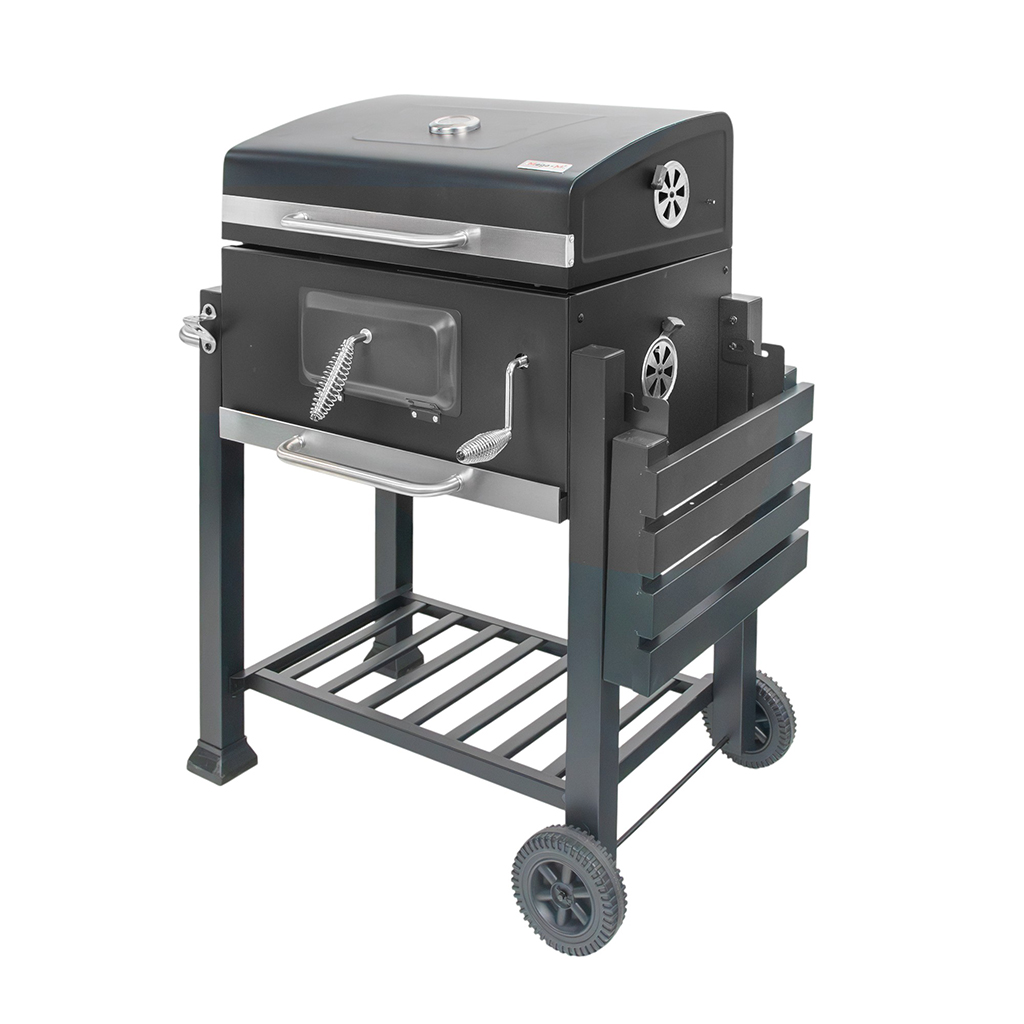 grill ogrodowy, wózek węglowy