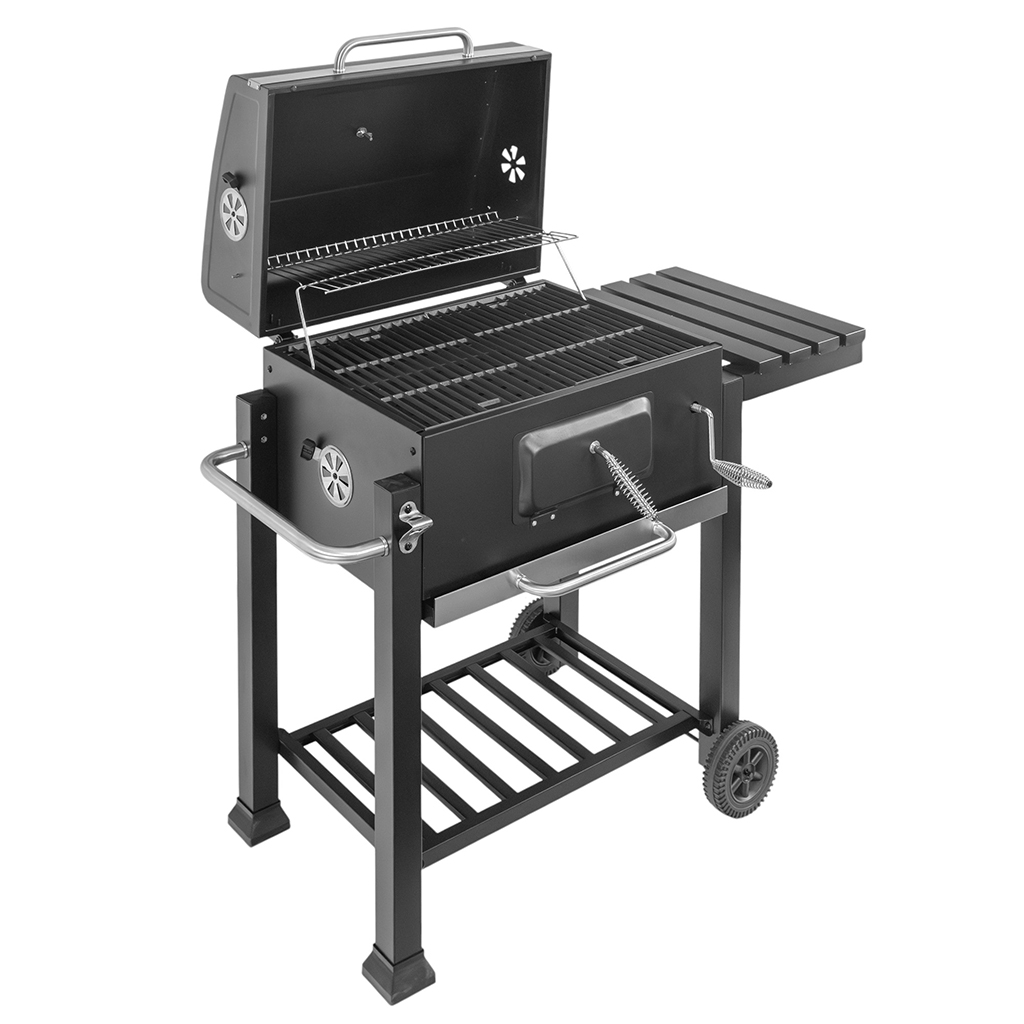 grill ogrodowy, wózek węglowy
