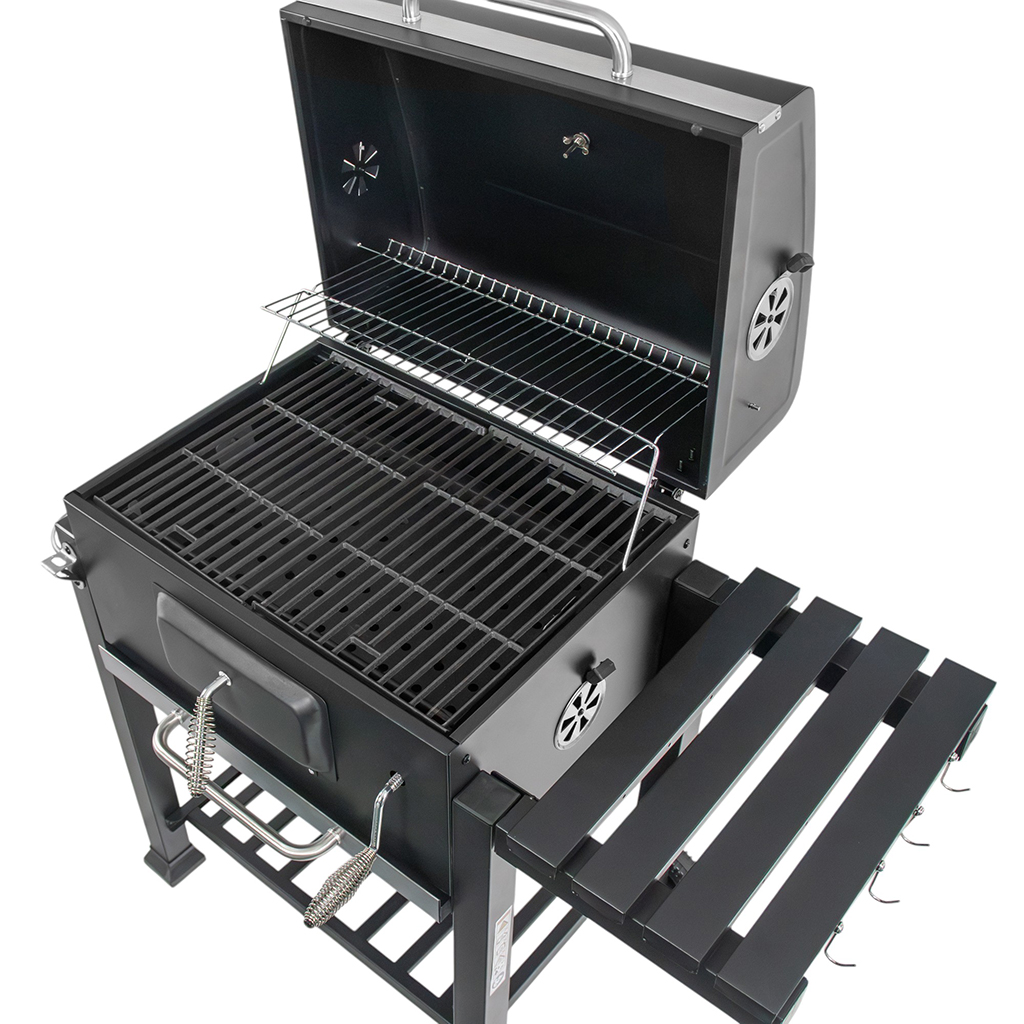 grill ogrodowy, wózek węglowy