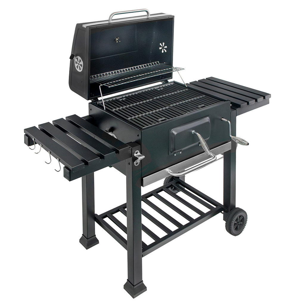 grill ogrodowy, wózek węglowy do grilla