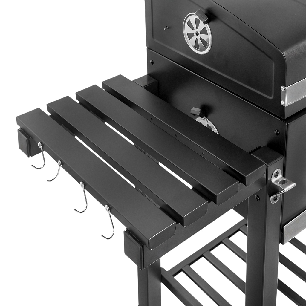 grill ogrodowy, wózek węglowy do grilla