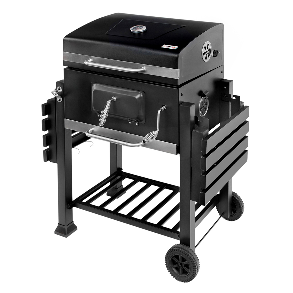 grill ogrodowy, wózek węglowy do grilla