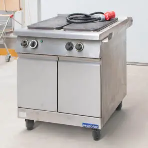 Zdjęcie produktu: Kuchnia elektryczna 2-płytowa z szafką ASCOBLOC 75x70x85 cm