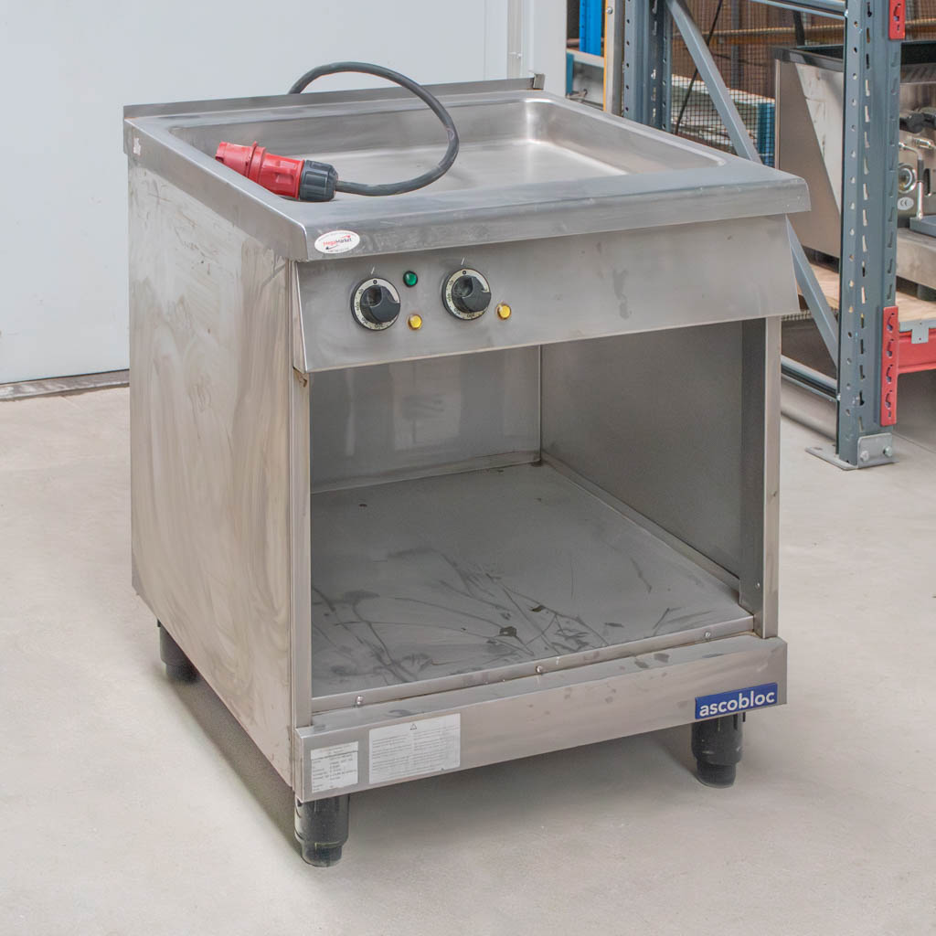 patelnia elektryczna gastronomiczna, patelnia przemysłowa, sprzęt kuchenny, patelnia z półką, patelnia elektryczna, wyposażenie gastronomii