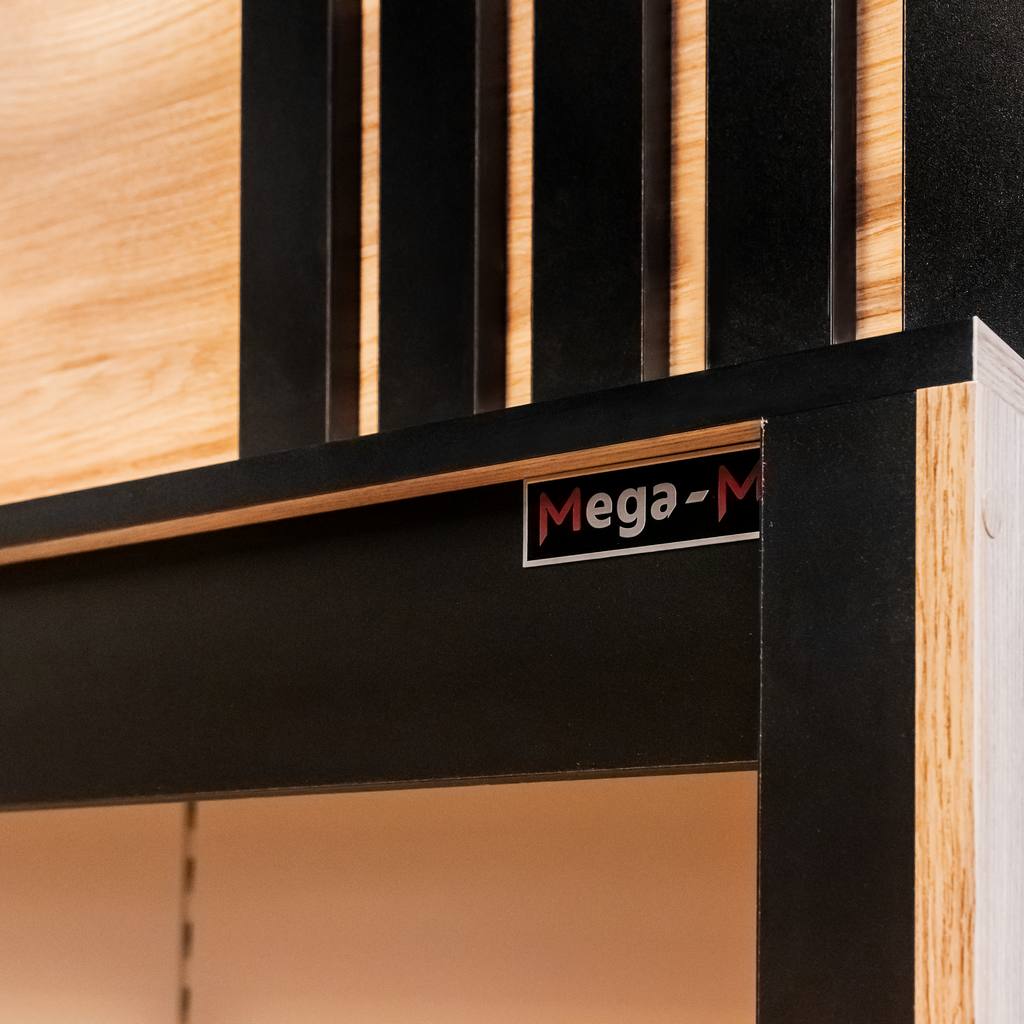 regał piekarniczy, regał na pieczywo z banerem, regał sklepowy na chleb, meble do piekarni, ekspozycja pieczywa, regały do cukierni, wyposażenie sklepów