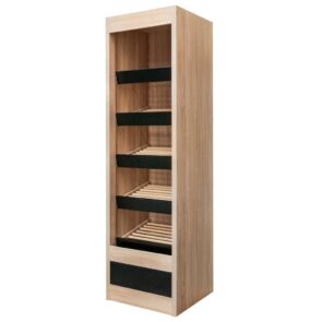 Zdjęcie produktu: Regał na pieczywo otwarty Mega-M H-205 cm L-60 cm G-58 cm dąb sonoma