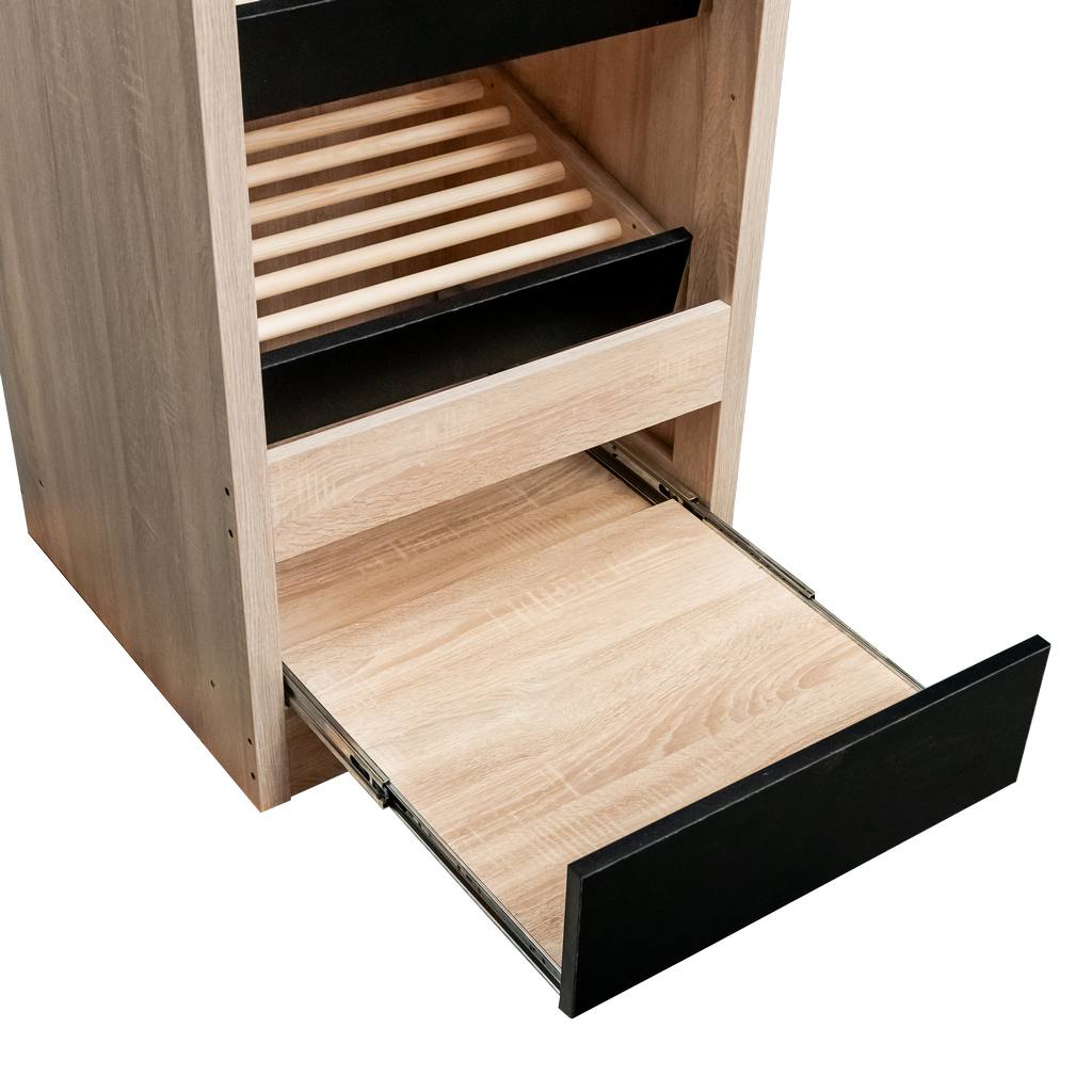 regał na pieczywo, regał piekarniczy, mebel do ekspozycji pieczywa, regał do piekarni, regał z szufladą na okruszki, regał do sklepu spożywczego, wyposażenie sklepowe