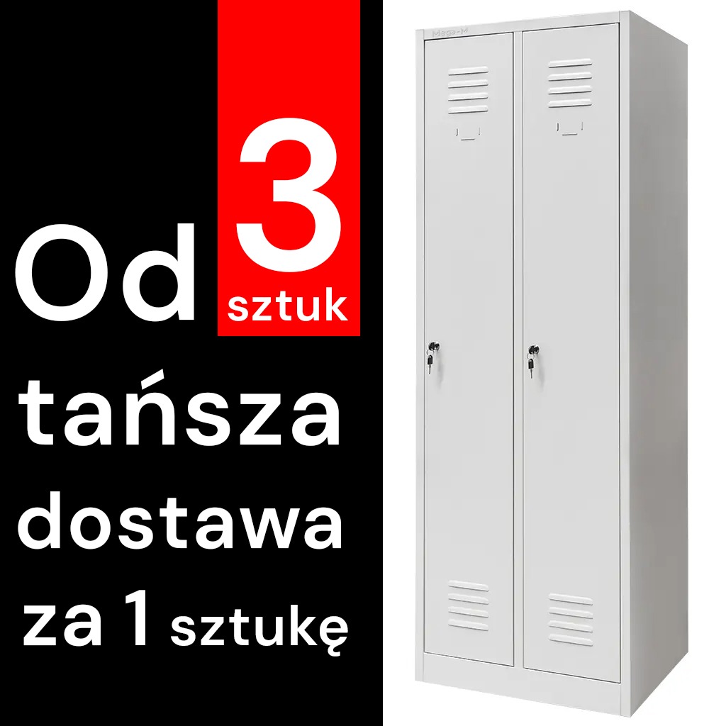 szafka BHP ubraniowa 2 drzwiowa