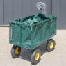 wózek ogrodowy składany, wózek transportowy 500 kg, wózek ogrodowy, wózek z otwieranymi burtami, wózek na narzędzia ogrodowe, wózek z pokrowcem, wózek z kołami pneumatycznymi, sprzęt ogrodowy transportowy