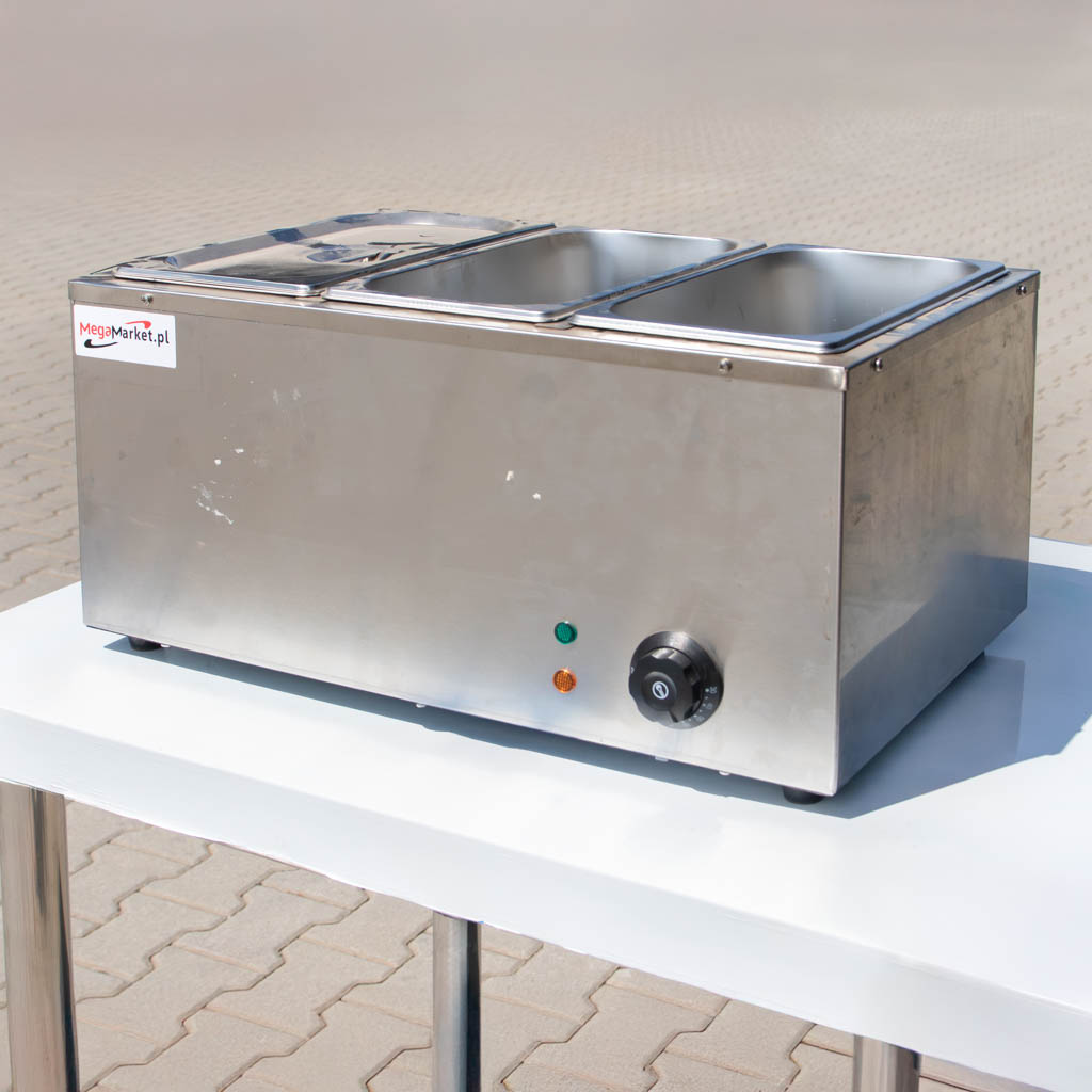 bemar elektryczny stołowy, bemar gastronomiczny, podgrzewacz do potraw, bemar z regulacją temperatury, profesjonalny bemar elektryczny