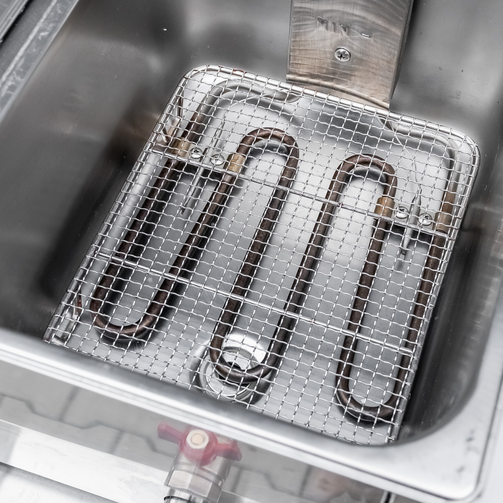 frytownica elektryczna, frytownica gastronomiczna dwukomorowa, profesjonalna frytkownica, frytkownica podwójna, sprzęt gastronomiczny, frytownica elektryczna