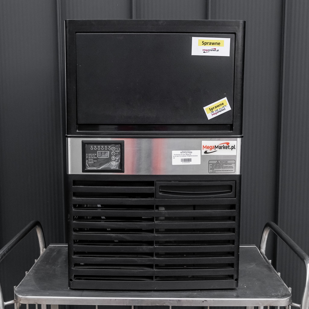 kostkarka do lodu 36 kg, kostkarka gastronomiczna, maszyna do lodu przemysłowa, kostkarka chłodzona powietrzem, profesjonalna kostkarka