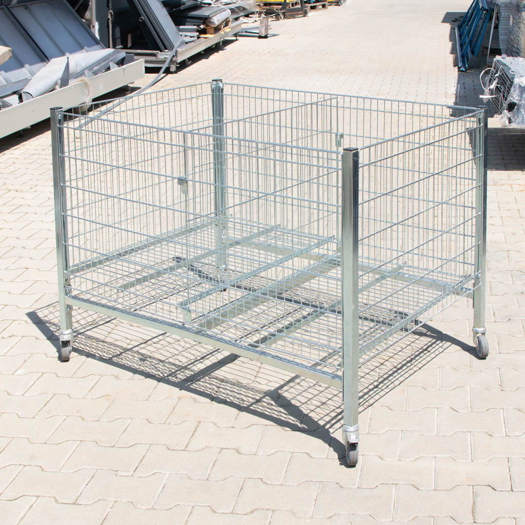 kosz promocyjny, kosz sklepowy wysypowy, kosz ekspozycyjny, kosz metalowy z plexi, kosz na wyprzedaż, kosz handlowy z kółkami, kosz z ocynkiem, wyposażenie sklepu, mobilny kosz promocyjny