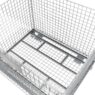 pojemnik siatkowy, gitterbox, kosz metalowy, pojemnik magazynowy, składany pojemnik, pojemnik z kołami, ocynkowany kosz, mobilny gitterbox