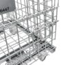 pojemnik siatkowy, gitterbox, kosz metalowy, pojemnik magazynowy, składany pojemnik, pojemnik z kołami, ocynkowany kosz, mobilny gitterbox