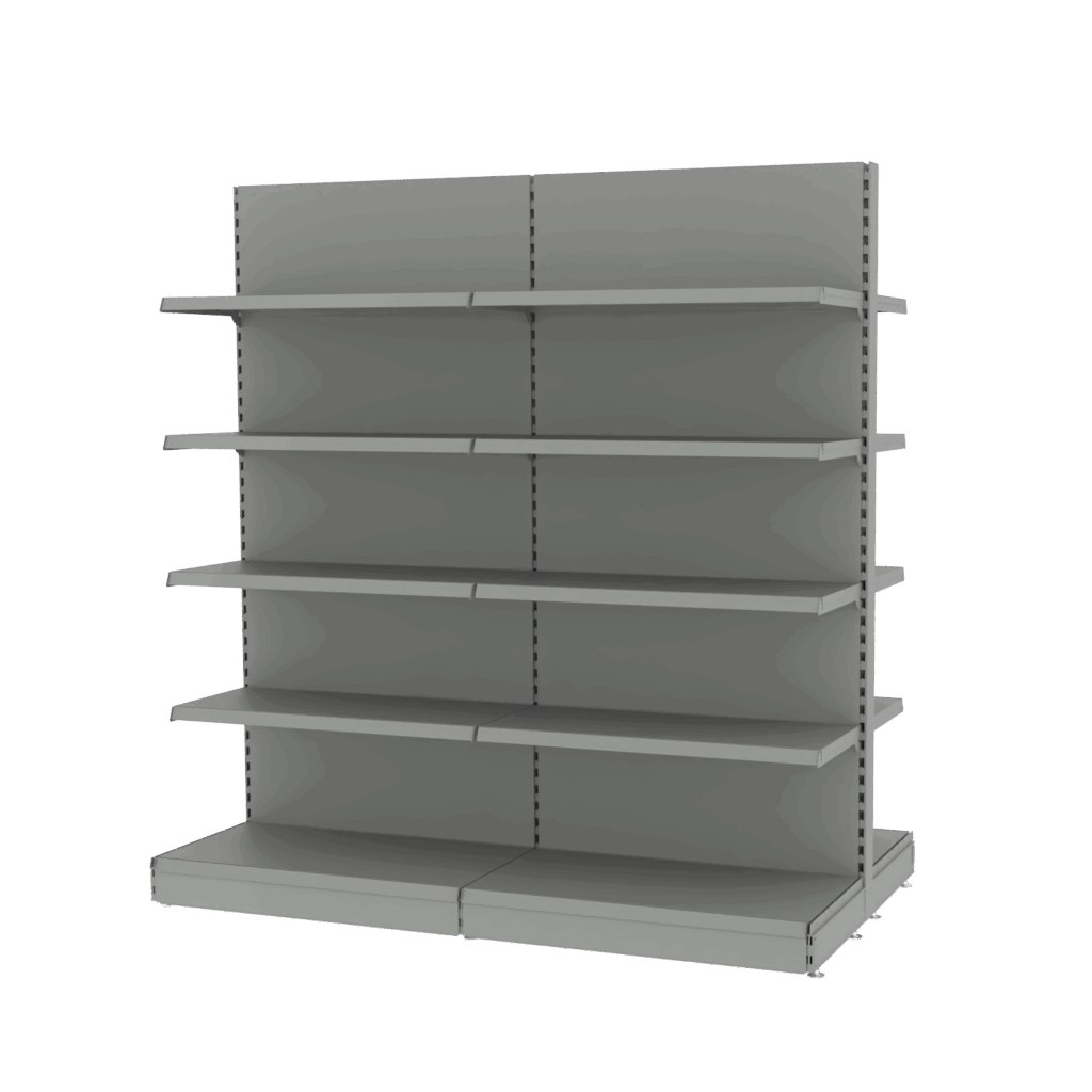 regał sklepowy dwustronny MAGO, regał gondola