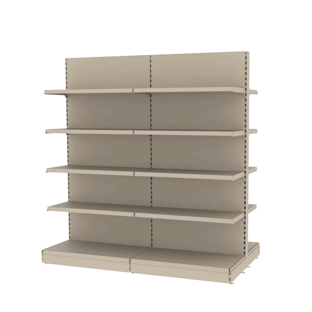 regał sklepowy dwustronny MAGO, regał gondola