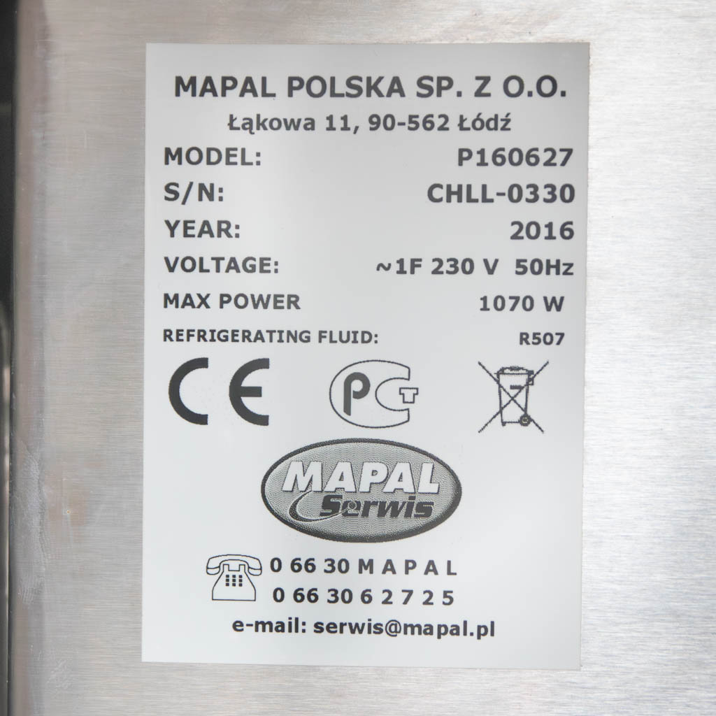 stół chłodniczy ekspozytor na ryby MAPAL