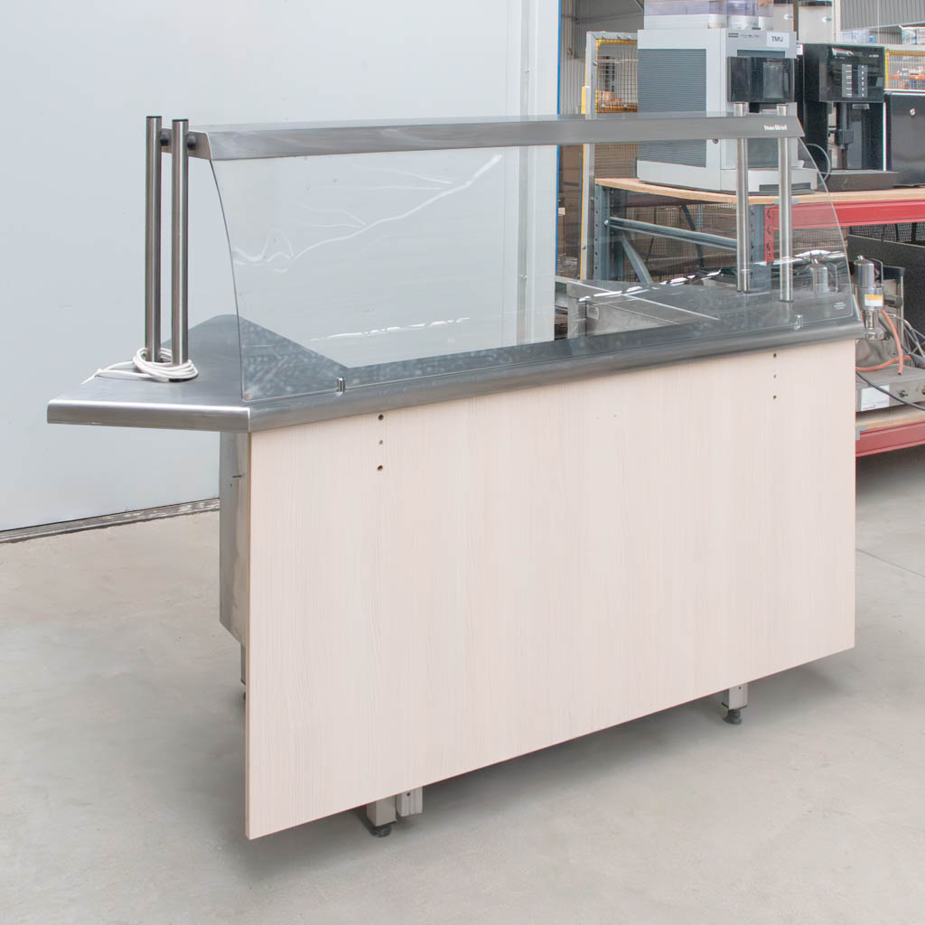 stół gastronomiczny, stanowisko BISTRO z nadstawką